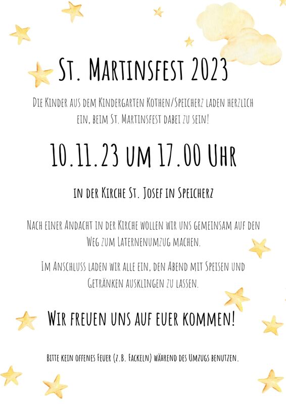 ST. Martinsfest Kothen