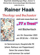 Einladung zu Rainer Haak